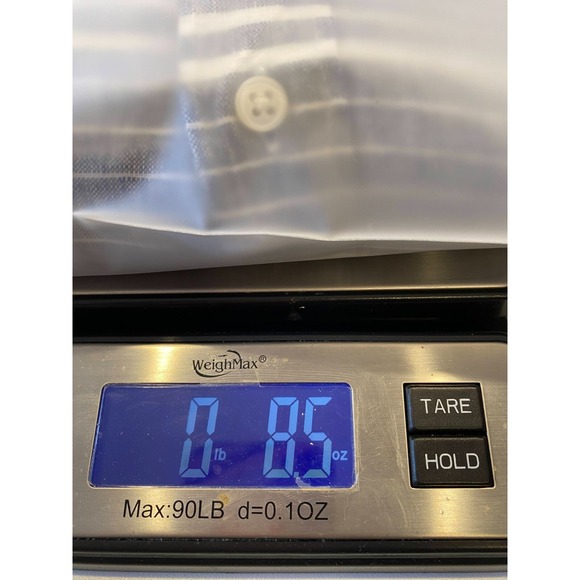 J Crew Shirt Men Large Grey Striped Irish Linen Baird McNutt Short Sleeve - Picture 9 of 10